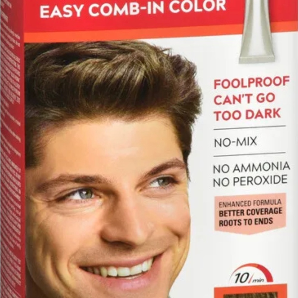 Just For Men Easy Comb-In Color Formerly Autostop Medium Grey A- 35